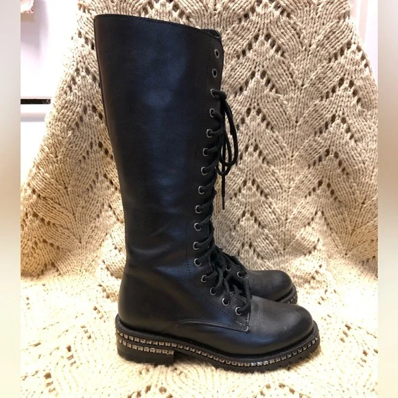 Steve Madden ‘Lakewood’ knee high studded boot - Picture 2 of 8